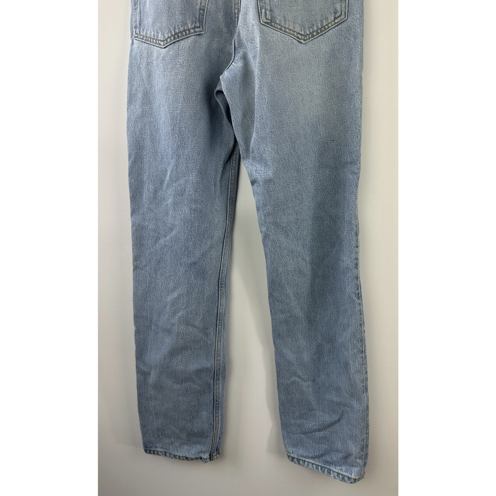 NWT Reformation Jeans Cynthia High Rise Straight Jeans Tahoe Light Wash Blue 23 - Picture 9 of 10